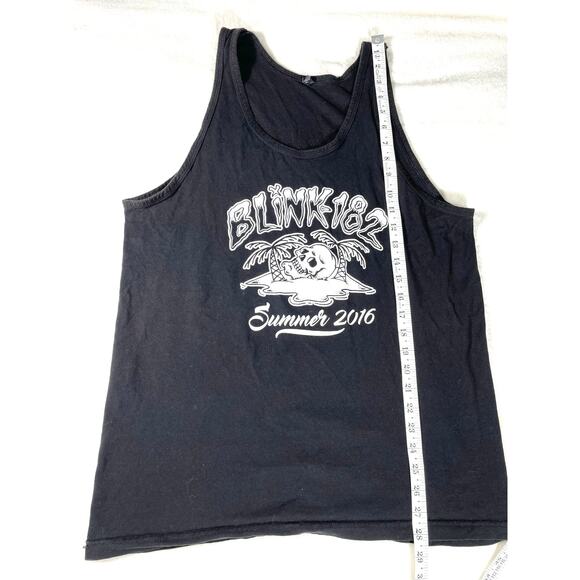Blink-182 Summer 2016 Tour Tank Top Black Medium - Picture 3 of 6